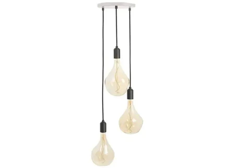 Triple Voronoi II Pendant - White/Graphite - Tala Lighting - Black