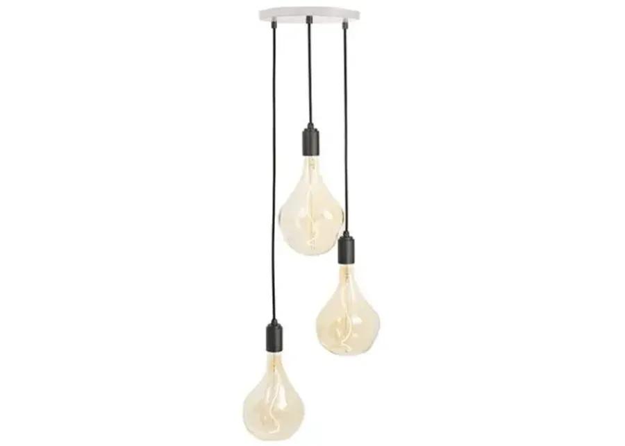 Triple Voronoi II Pendant - White/Graphite - Tala Lighting - Black