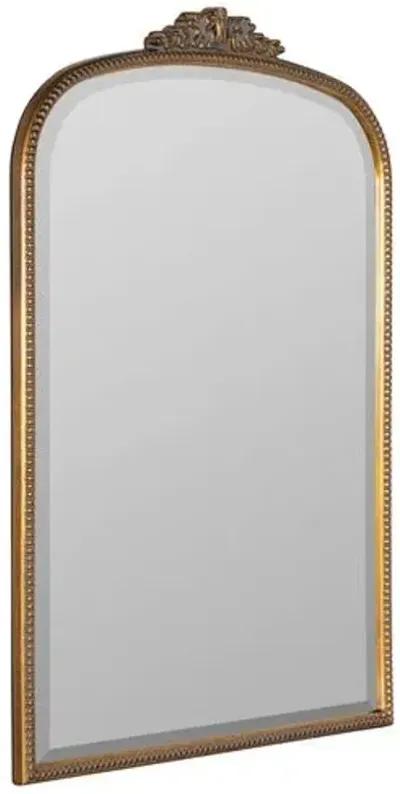 Bridgitte Ornate Large Wall Mirror - Antiqued Gold