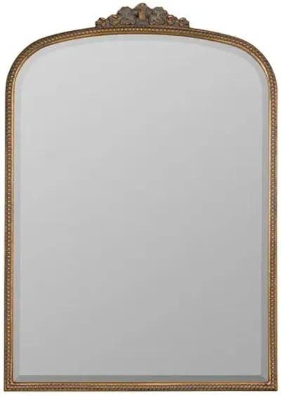 Bridgitte Ornate Large Wall Mirror - Antiqued Gold