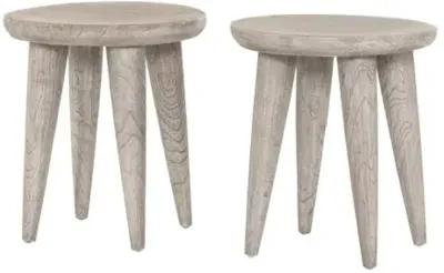 Amara Outdoor End Table - Gray