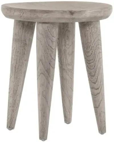 Amara Outdoor End Table - Gray