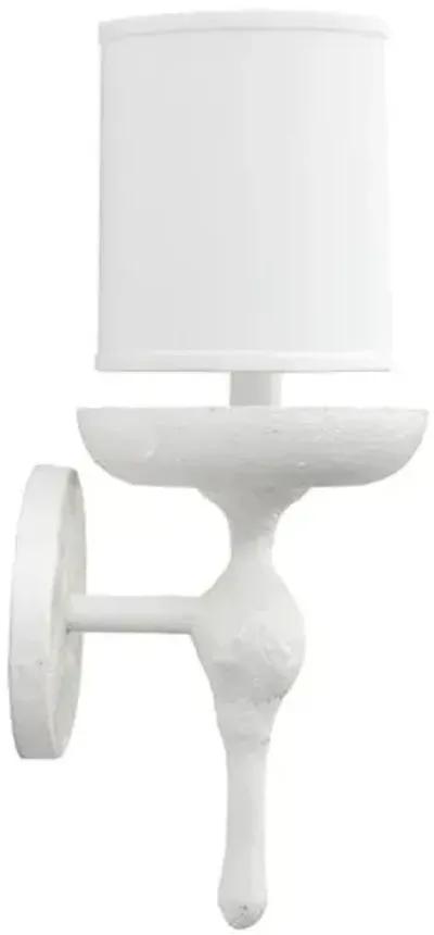 Concord Wall Sconce - White Plaster - Jamie Young Co.