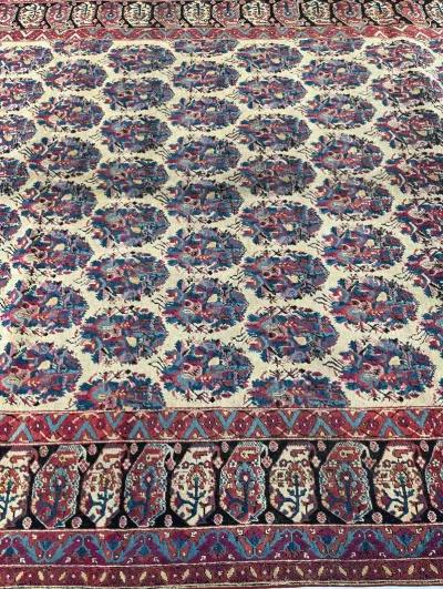 6'10" x 13'2" Antique Persian Rug - F.J. Kashanian - Red - Red