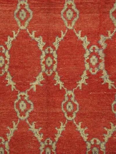 Turkish Red Anatolian Rug - 5'8 X 10'7 - Red