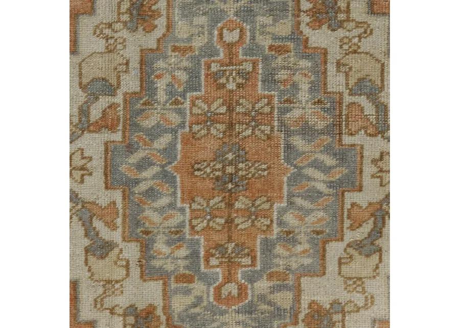 Turkish Oushak Rug 3'10" X 5'6" - Blue - Blue