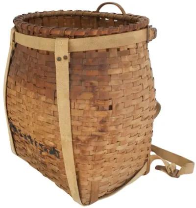 Adirondack Trapper Basket - G3Q Designs - brown