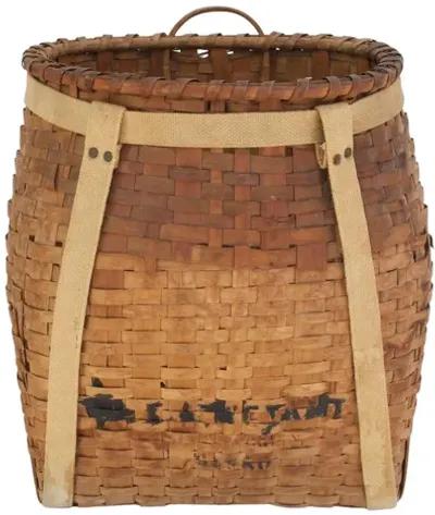 Adirondack Trapper Basket - G3Q Designs - brown