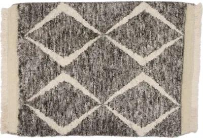 Moroccan Style Rug - 2'00 x 2'10 - Esmaili Rugs & Antiques - Gray - Gray