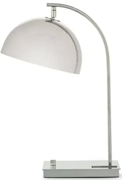 Otto Desk Lamp - Polished Nickel - Regina Andrew - Silver