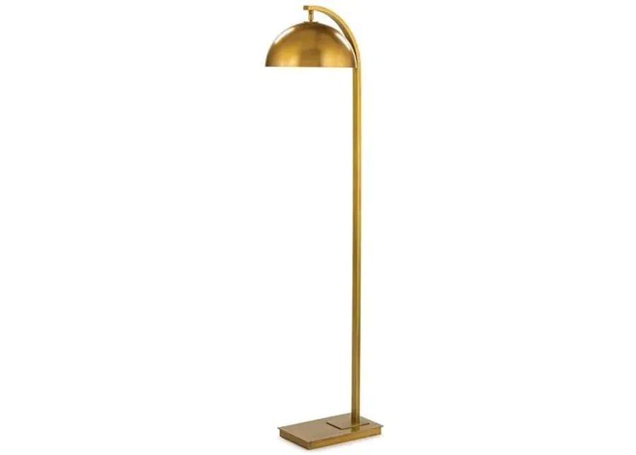 Otto Floor Lamp - Natural Brass - Regina Andrew