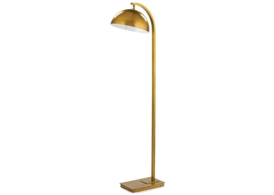 Otto Floor Lamp - Natural Brass - Regina Andrew