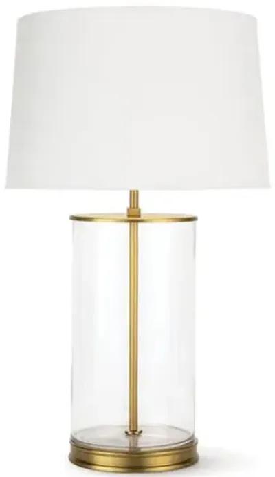 Southern Living Magelian Brass Table Lamp - Brass - Regina Andrew