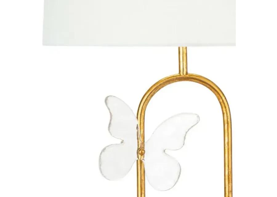 Monarch Oval Table Lamp - Gold Leaf - Regina Andrew