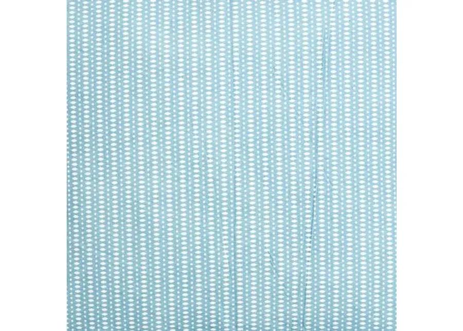 Saans Pillow - Ivory/Light Blue