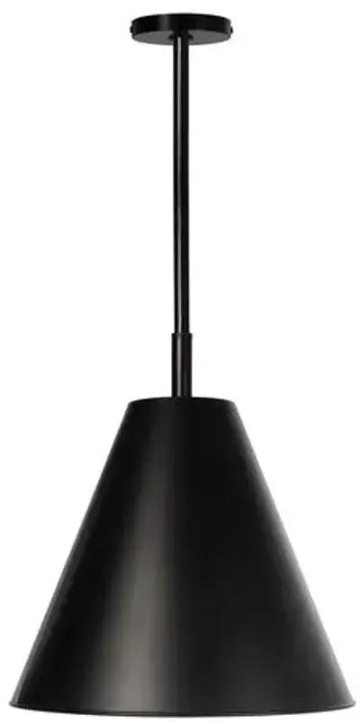 Bluff Outdoor Pendant - Black - Regina Andrew