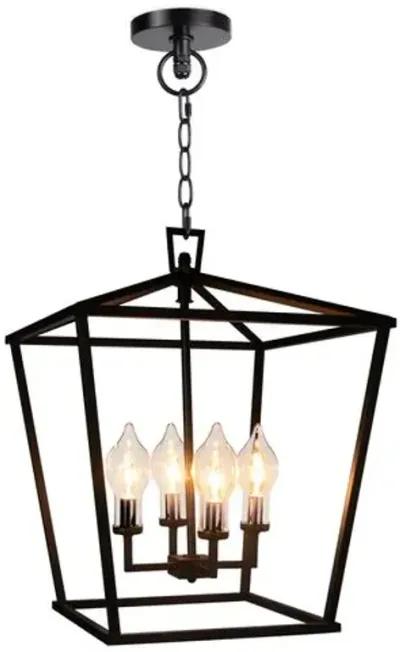 Coastal Living Hampton Outdoor Lantern - Black - Regina Andrew