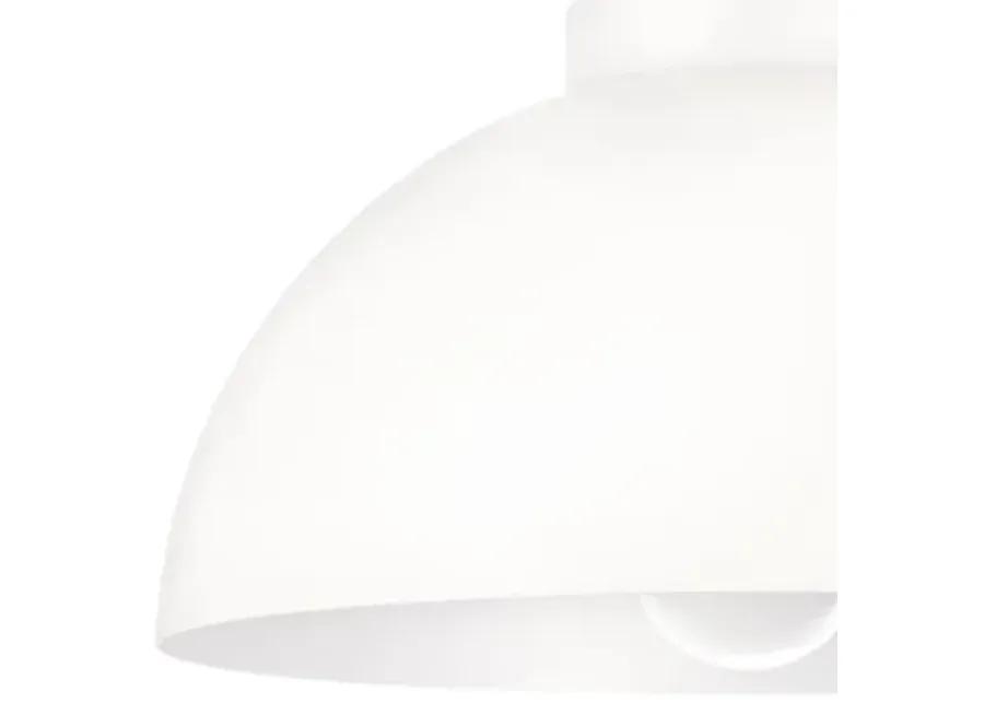 Peridot Small Outdoor Flush Mount - White - Regina Andrew