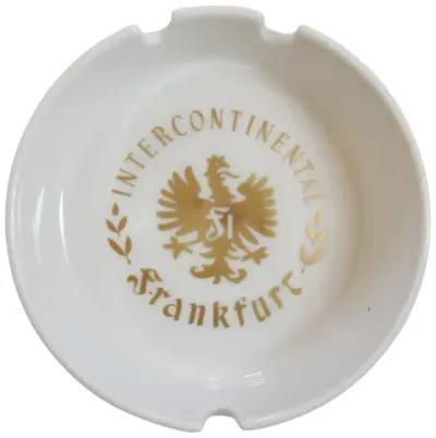 Intercontinental Hotel Frankfurt Ashtray - Interesting Things - Gold