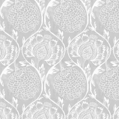 Charlotte Room Screen - Ranjit Floral - Gray