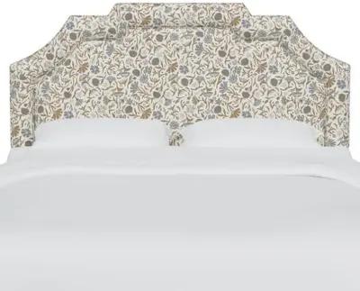 Lola Headboard - Vine Botanical - Blue