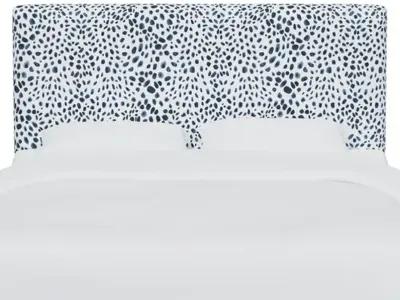 Novak Headboard - Cheetah Navy - Blue