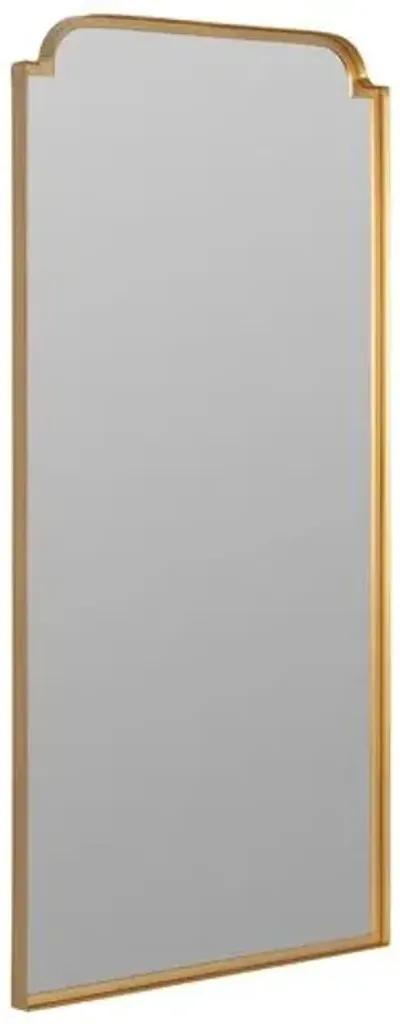 Penelope Floor Mirror - Gold