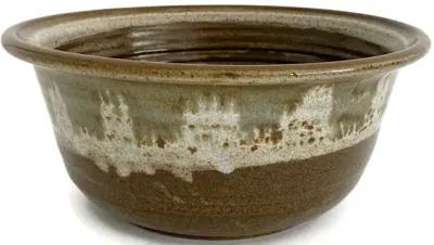 Mid-Century Art Pottery Bowl - Ballyhoo - Brown