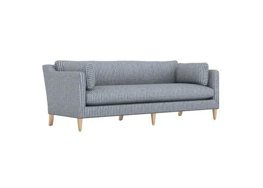 Camila Ticking Stripe Sofa - Handcrafted