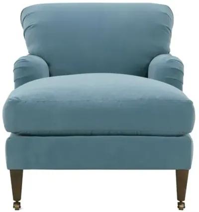 Hayes Chaise - Handcrafted - Blue - Comfortable, Sturdy, Stylish