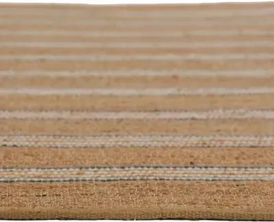 Chestnut Stripe Rug - Blue - Erin Gates - Brown - Brown