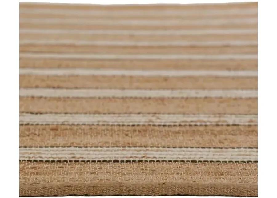 Chestnut Stripe Rug - Brown - Erin Gates - Brown