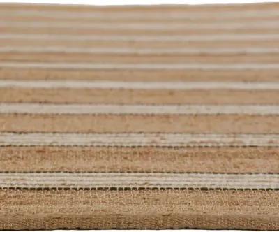 Chestnut Stripe Rug - Brown - Erin Gates - Brown