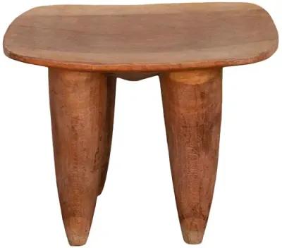 Large Rustic Ivory Coast Senufo Table - de-cor - brown