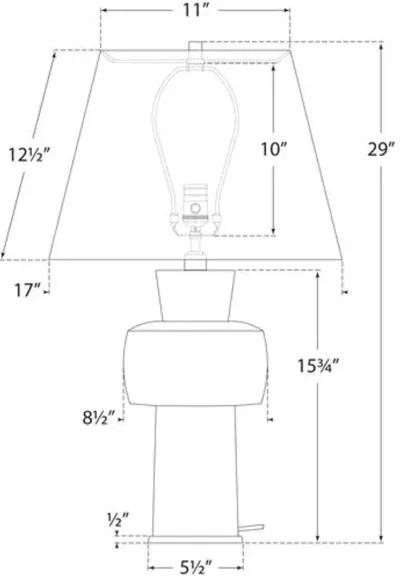 Visual Comfort - Eerdmans Medium Table Lamp - Ivory