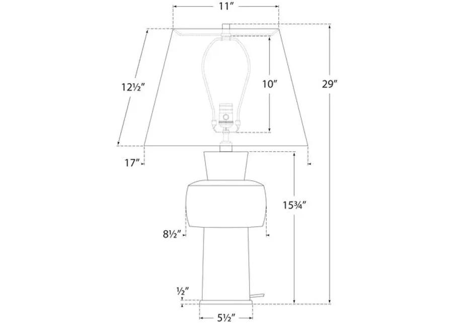 Visual Comfort - Eerdmans Medium Table Lamp - Ivory