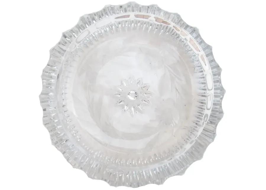 Mid-Century Crystal Ashtray - Chez Vous - Clear