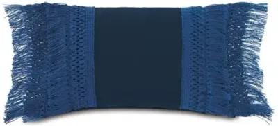 Callie 13x22 Lumbar Outdoor Pillow - Navy