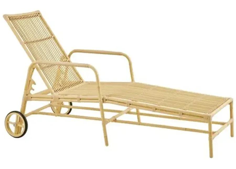 Josephine Outdoor Sun Lounger - Natural - Sika Design