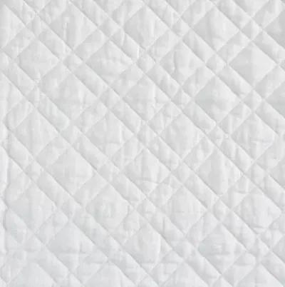 Washed Linen Quilt - White - Pine Cone Hill