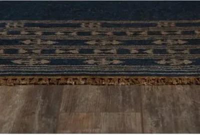 Duar Kaba Southwest Rug - Indigo - Lemieux Et Cie - Blue - Blue