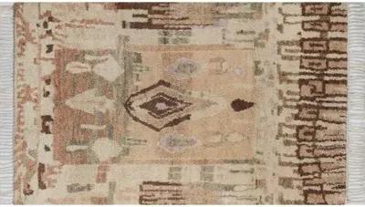 Doukkala Lambria Southwest Rug - Beige - Lemieux Et Cie - Handcrafted - Beige