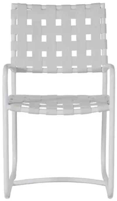 Catalina Outdoor Arm Chair - Chalk White Sunbrella - Summer Classics