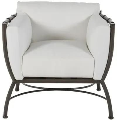 Majorca Outdoor Lounge Chair - Slate Grey - Summer Classics - White