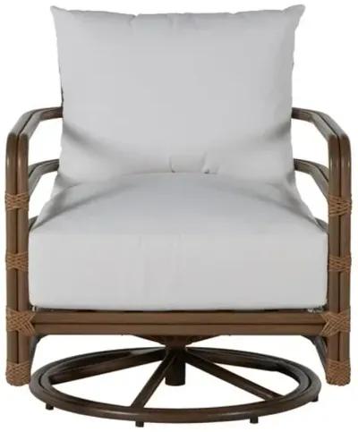 Malibu Outdoor Swivel Rocker - Summer Classics - White