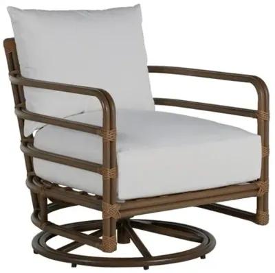 Malibu Outdoor Swivel Rocker - Summer Classics - White