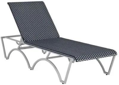 Savoy Outdoor Chaise Lounge - Navy/White - Summer Classics - Blue - Comfortable, Sturdy, Stylish