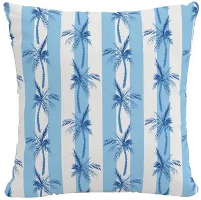 The Cabana Stripe Palms Outdoor Pillow