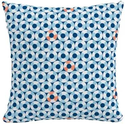 The Pool Floats Outdoor Pillow - Blue