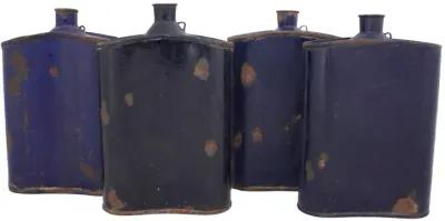 Antique Enamel Canteens - Set of 4 - G3Q Designs - Blue